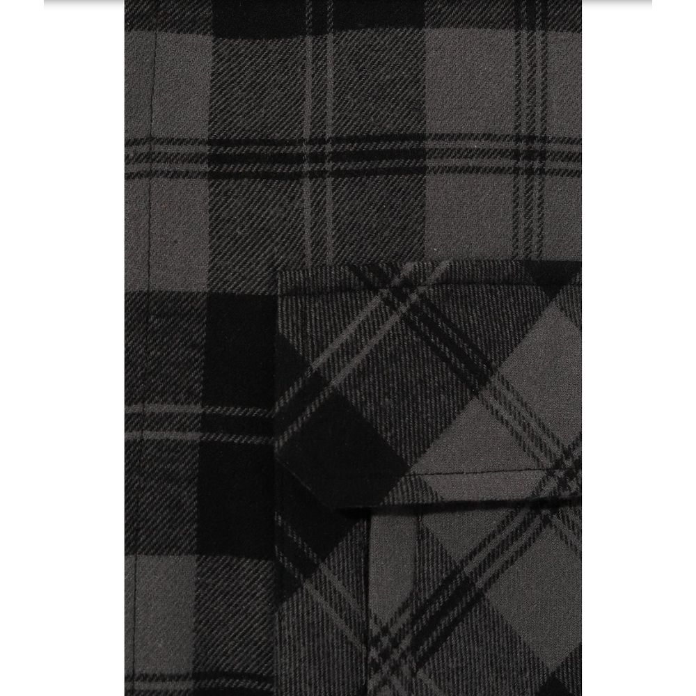 Diego Venturino Gray Cotton Jacket Diego Venturino