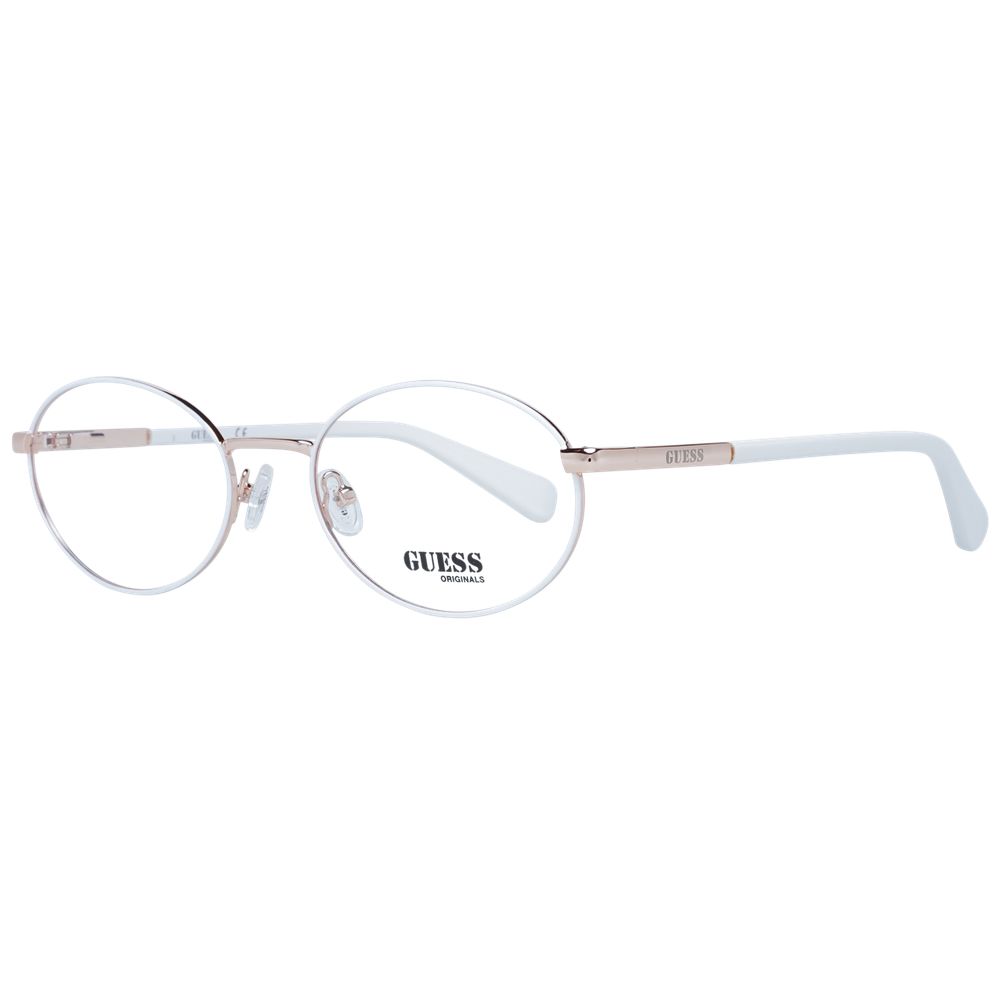 Guess White Unisex Glasses Frame