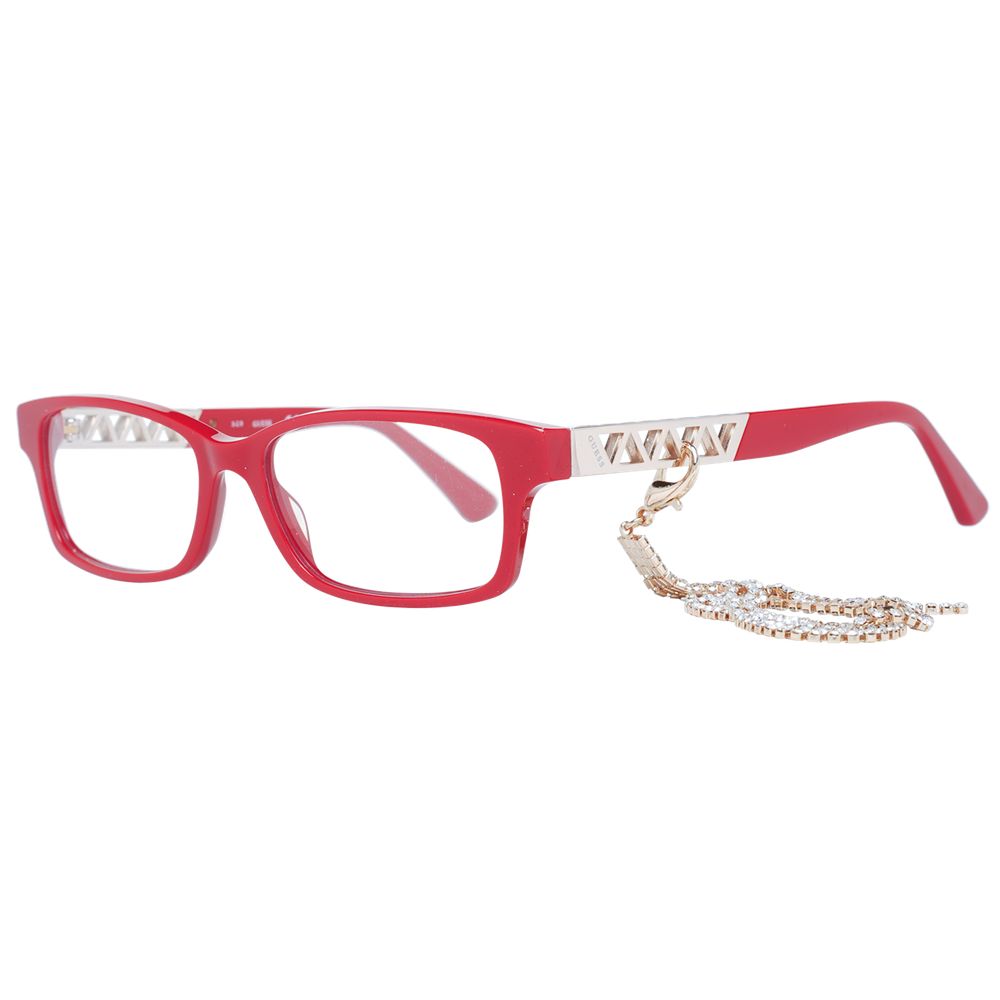 Guess Red Women Glasses Frame