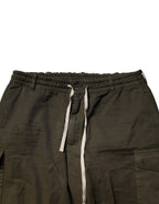 Dolce & Gabbana Brown Cotton Stretch Cargo Pants - Eljoys Fashion 