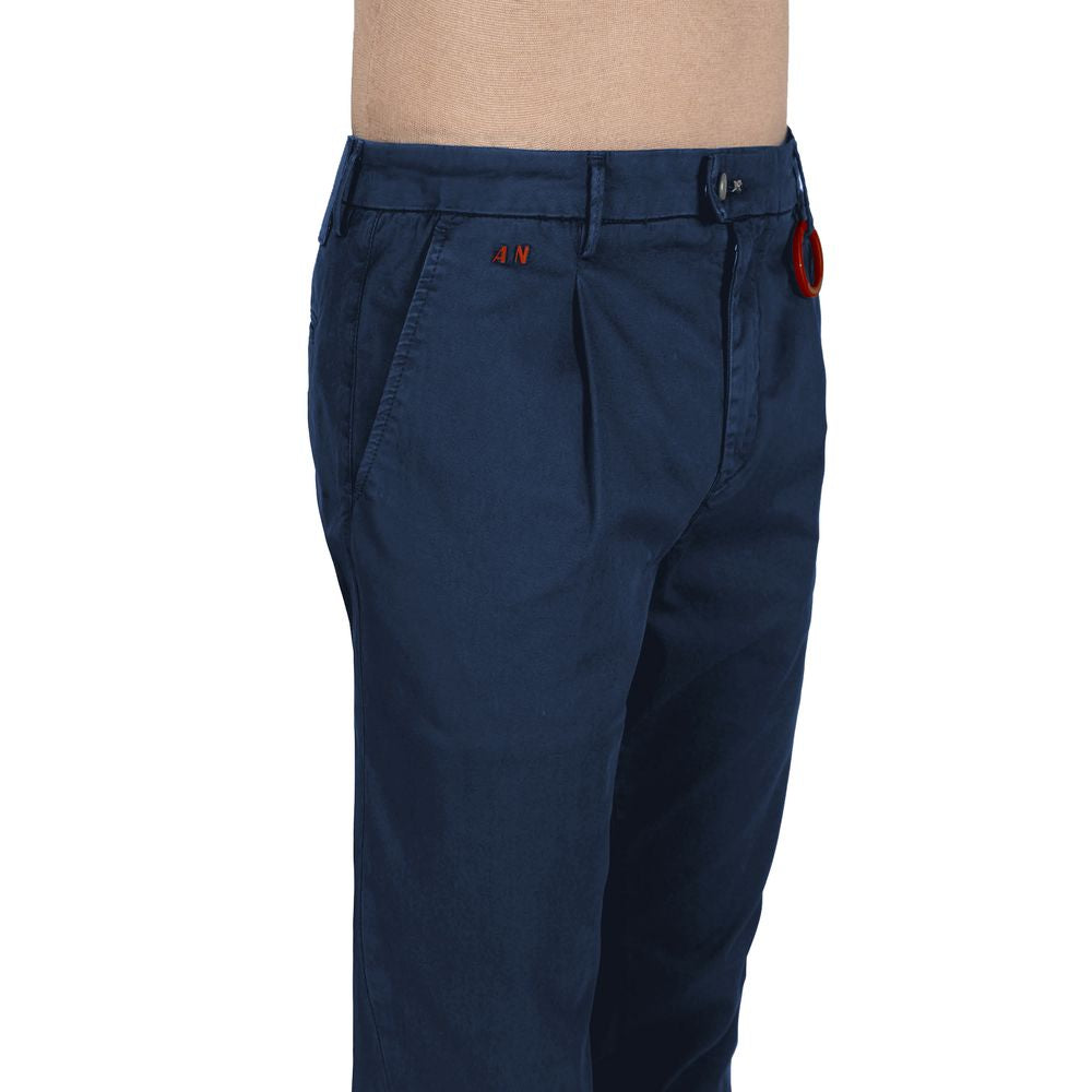 Tramarossa Blue Cotton Jeans & Pant Tramarossa