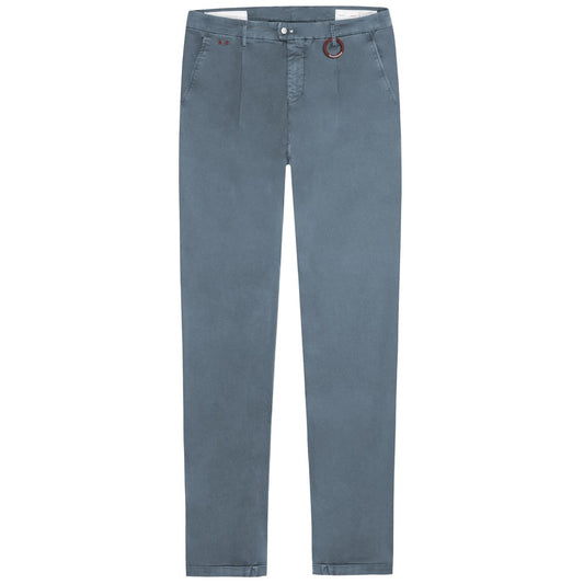Tramarossa Light Blue Cotton Men Jeans Tramarossa