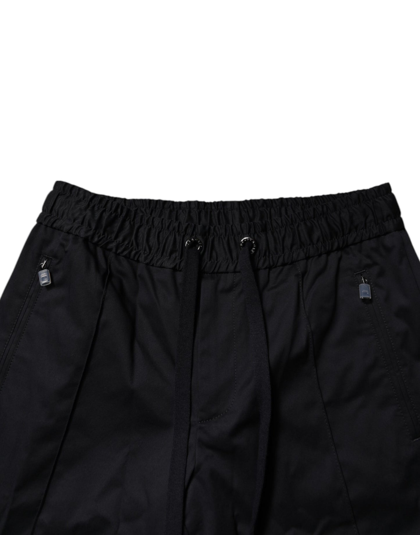 Dolce & Gabbana Dark Blue Cotton Men Jogger Sweatpants Pants Dolce & Gabbana