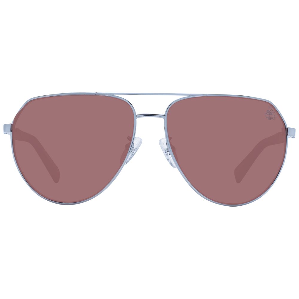 Timberland gray metal sunglasses with sleek frames and tinted lenses, stylish and lightweight for everyday wear.