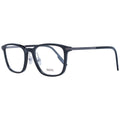 Ermenegildo Zegna Black Plastic & Titanium Glasses Frames
