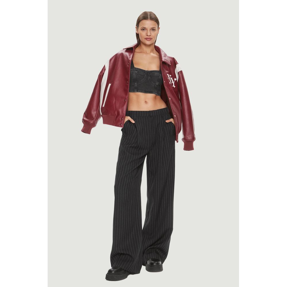 Tommy Hilfiger Jeans Black Recycled Cotton Top Tommy Hilfiger Jeans