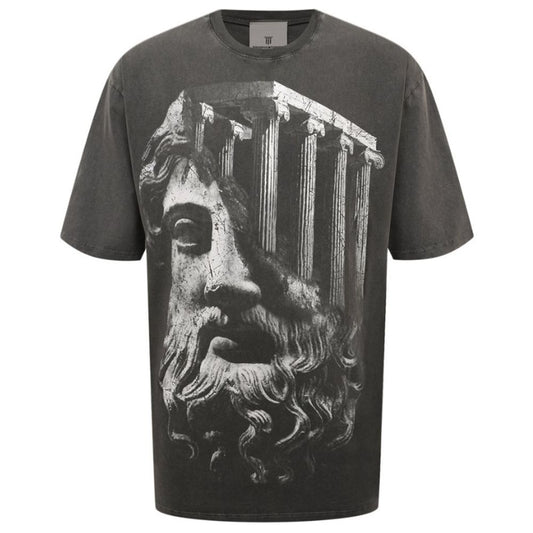 Diego Venturino Gray Cotton T-Shirt Diego Venturino