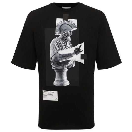Diego Venturino Black Cotton T-Shirt Diego Venturino