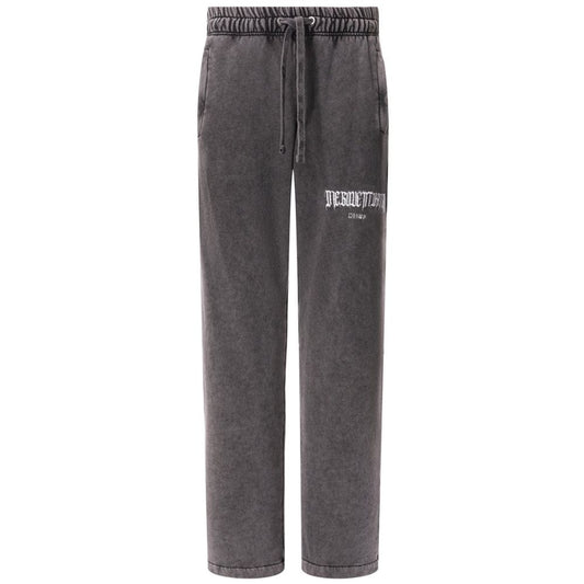 Diego Venturino Gray Cotton Jeans & Pant Diego Venturino