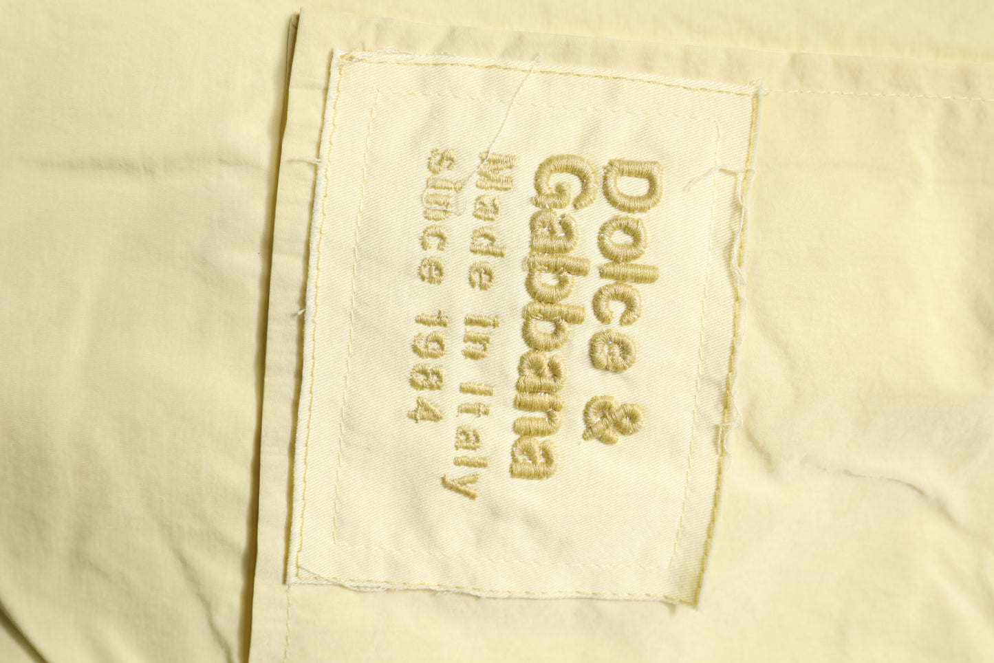Dolce & Gabbana Yellow Nylon Cargo Chain Men Jogger Pants Dolce & Gabbana