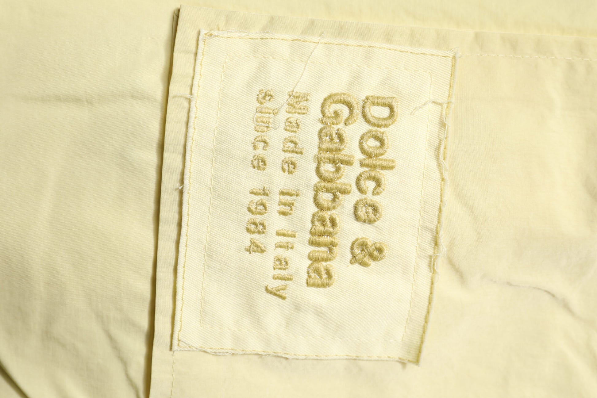 Dolce & Gabbana Yellow Nylon Cargo Chain Men Jogger Pants Dolce & Gabbana