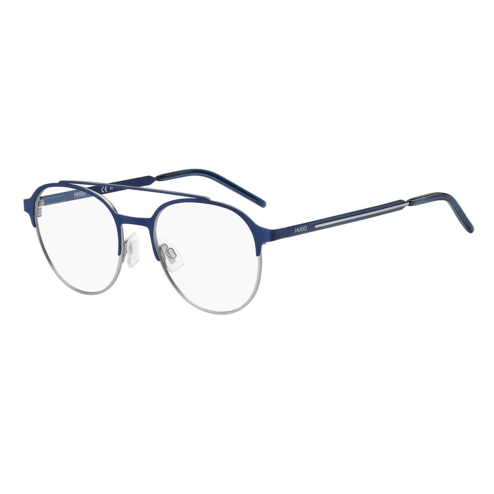 Hugo Boss Blue Metal Glasses Frames