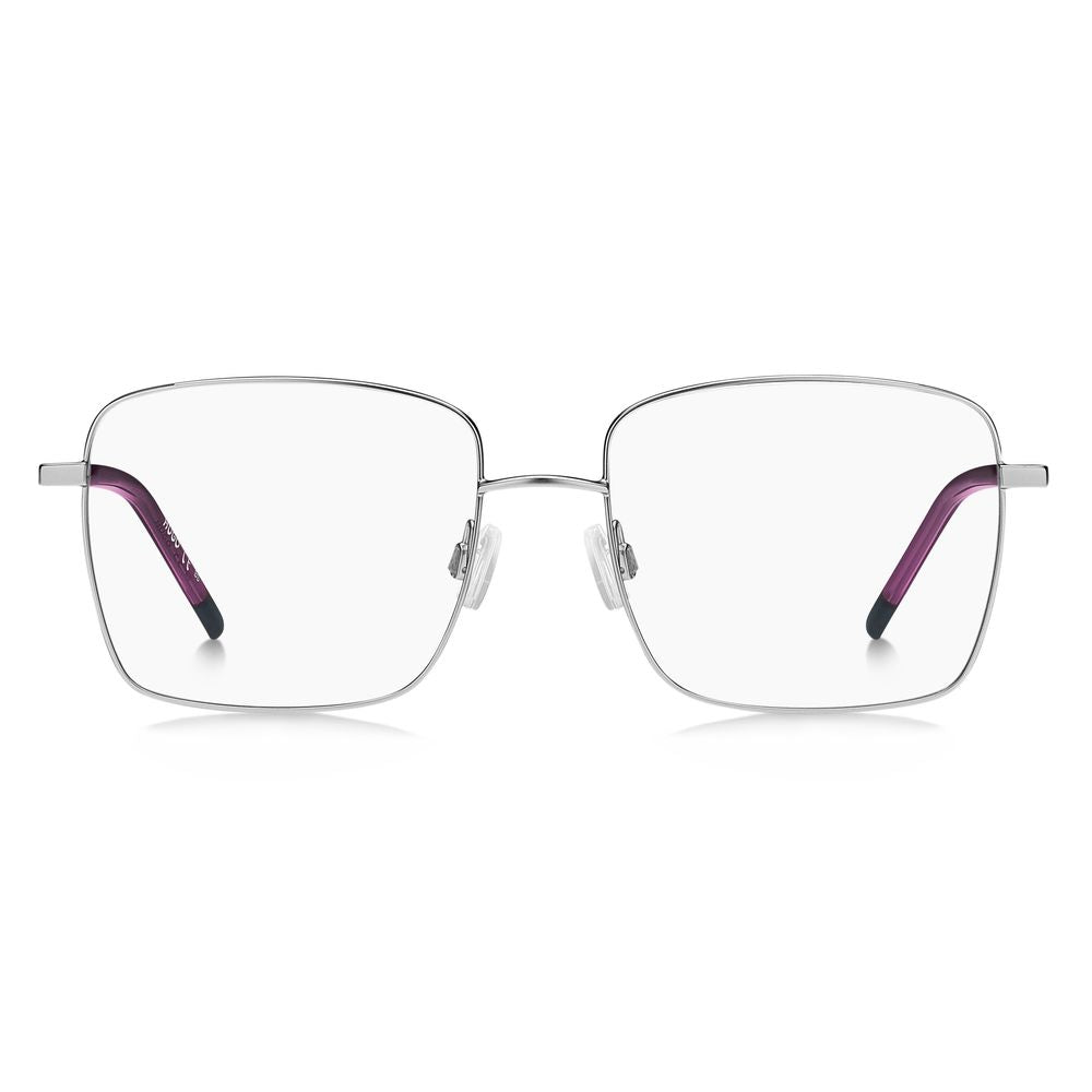 Hugo Boss Silver Metal Glasses Frames