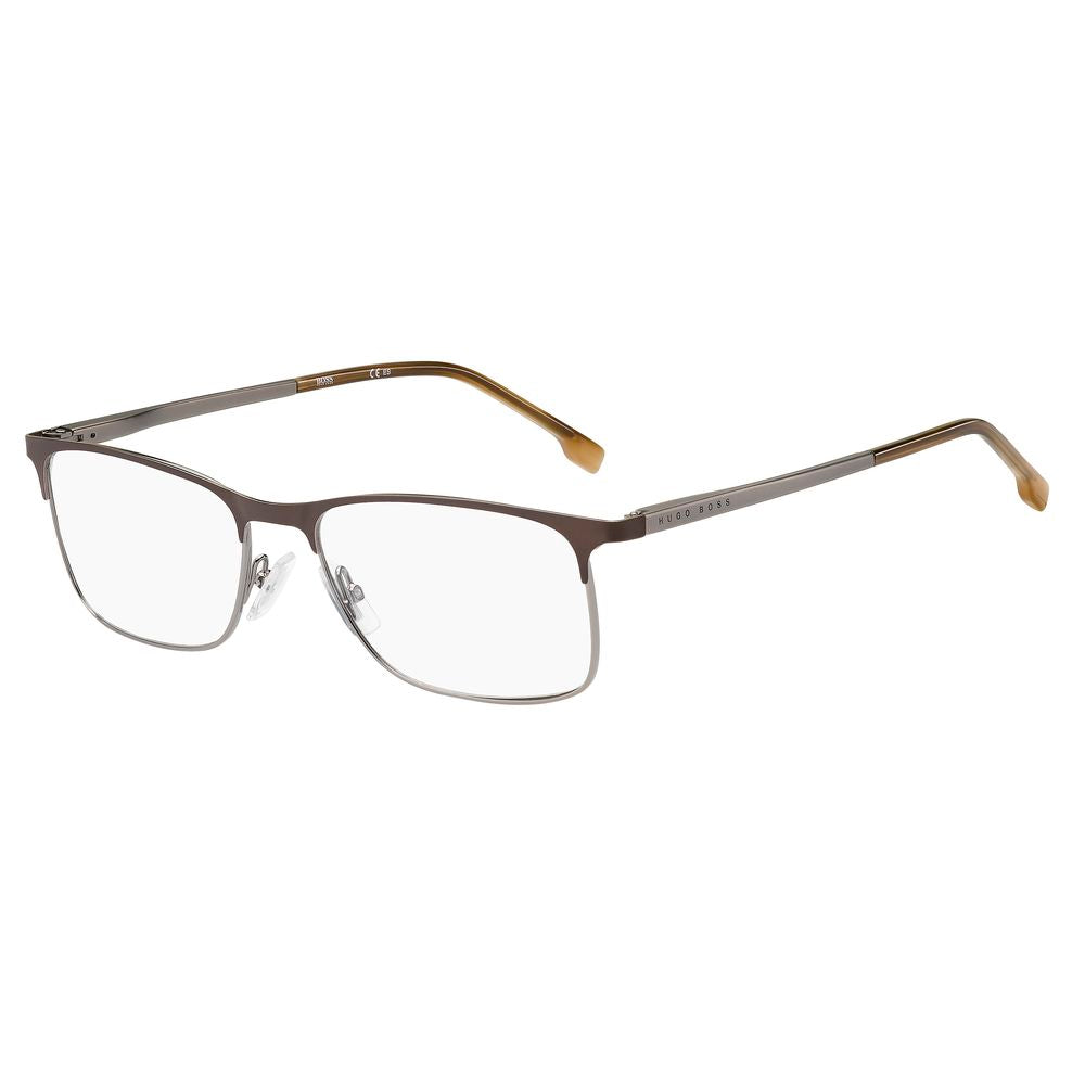 Hugo Boss Black And White Metal Glasses Frames