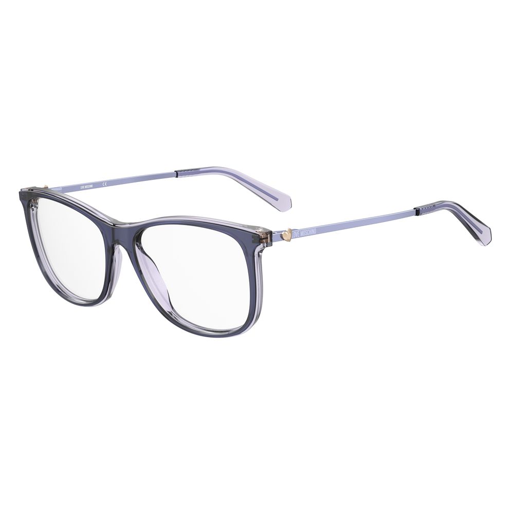 Love Moschino Purple Acetate Glasses Frames