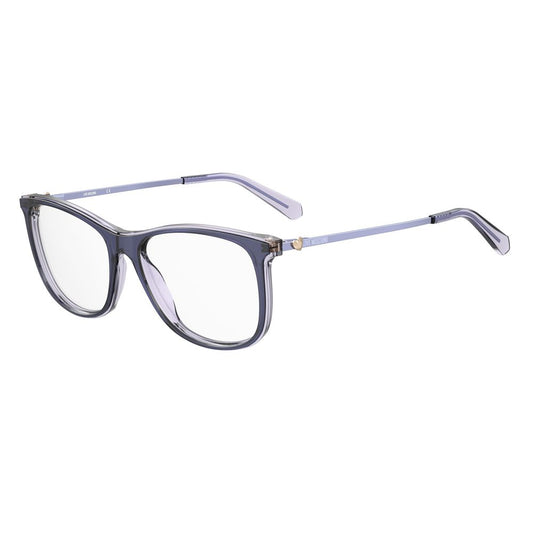 Love Moschino Purple Acetate Glasses Frames