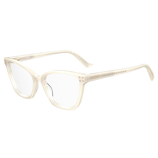 Moschino Cream Acetate Glasses Frames