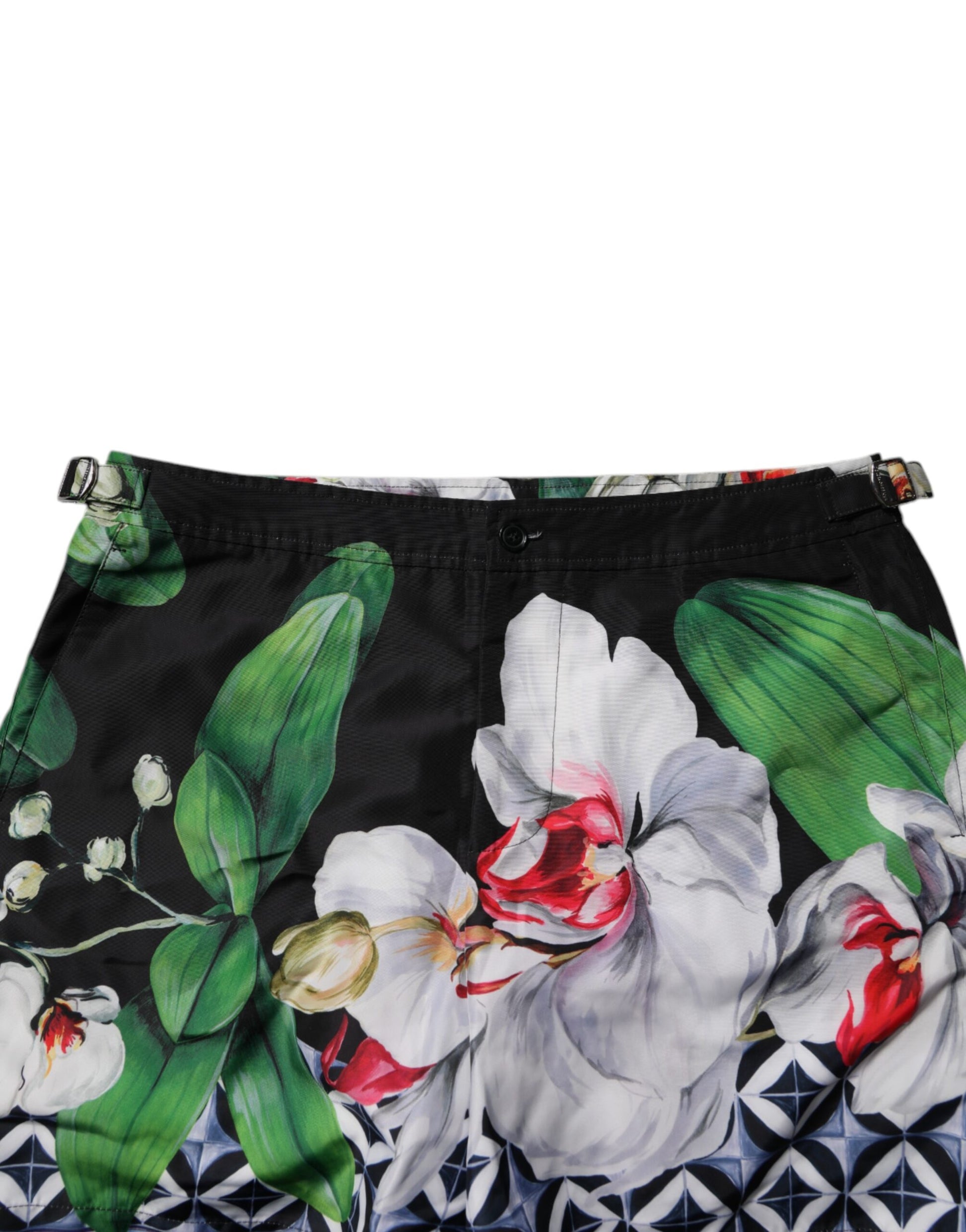 Dolce & Gabbana Multicolor Floral Polyester Men Bermuda Shorts Dolce & Gabbana