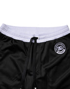 Dolce & Gabbana Black White Men Bermuda Sweatshorts Shorts - Eljoys Fashion 