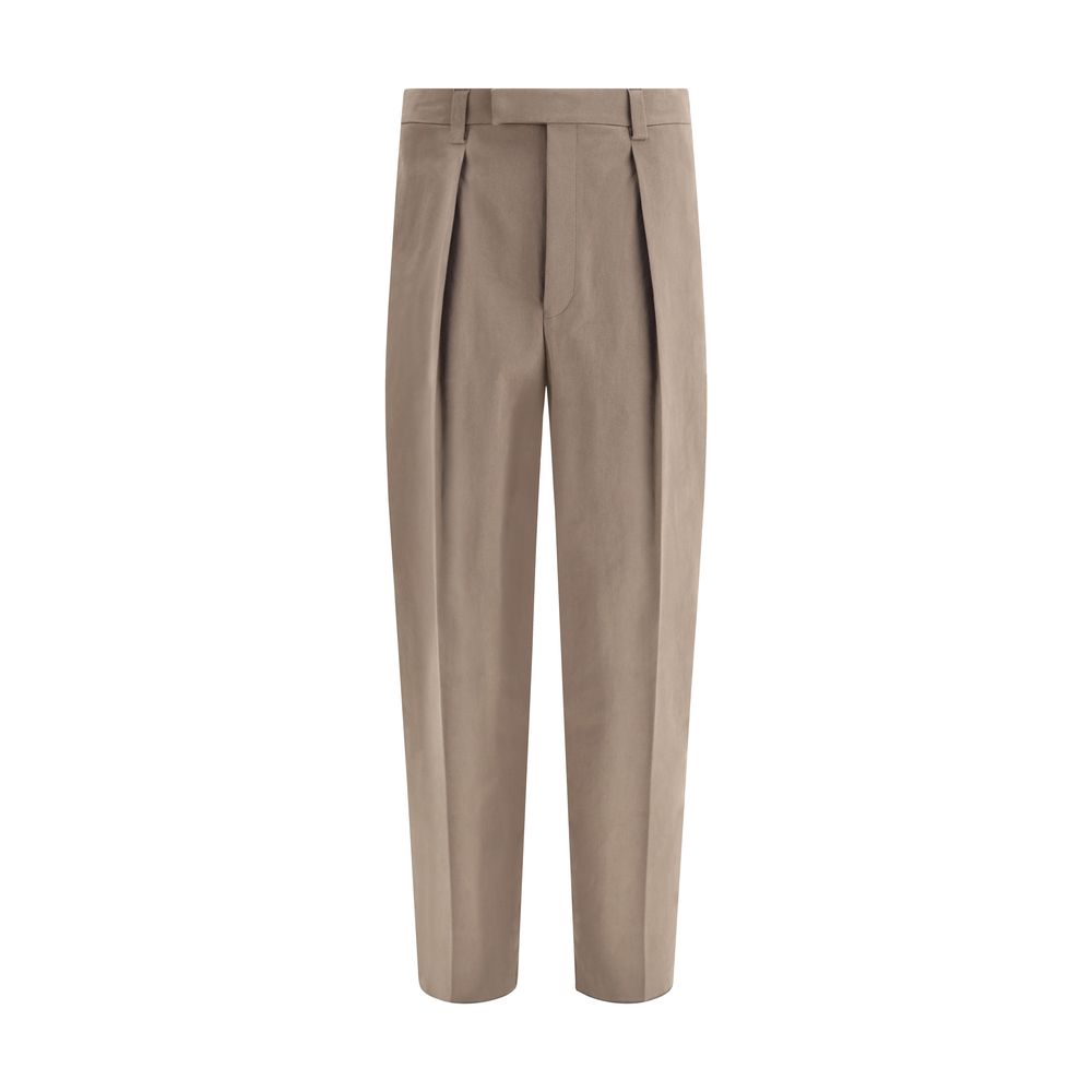 Ferragamo Cotton Wide-leg Pants Ferragamo