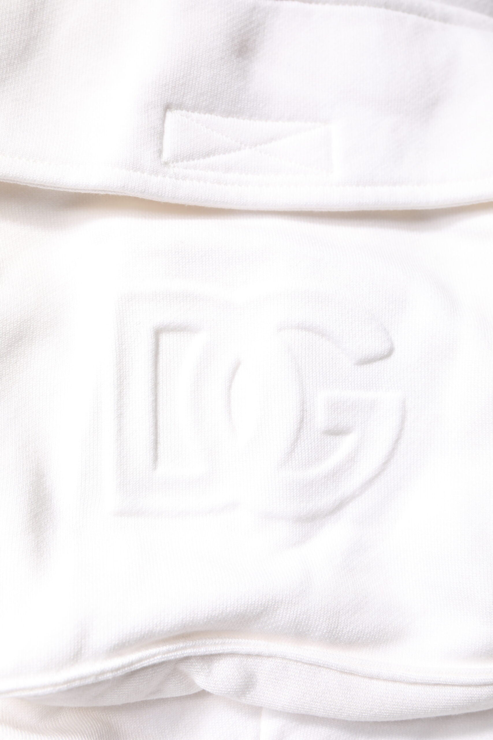 Dolce & Gabbana White Cotton Cargo Bermuda Sweatshorts Shorts Dolce & Gabbana