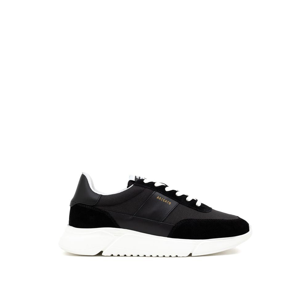 Axel Arigato Black And White Fabric And Leather Sneaker Axel Arigato