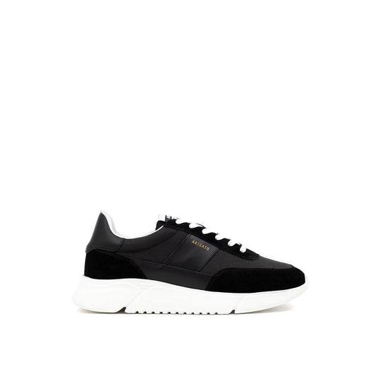 Axel Arigato Black And White Fabric And Leather Sneaker Axel Arigato