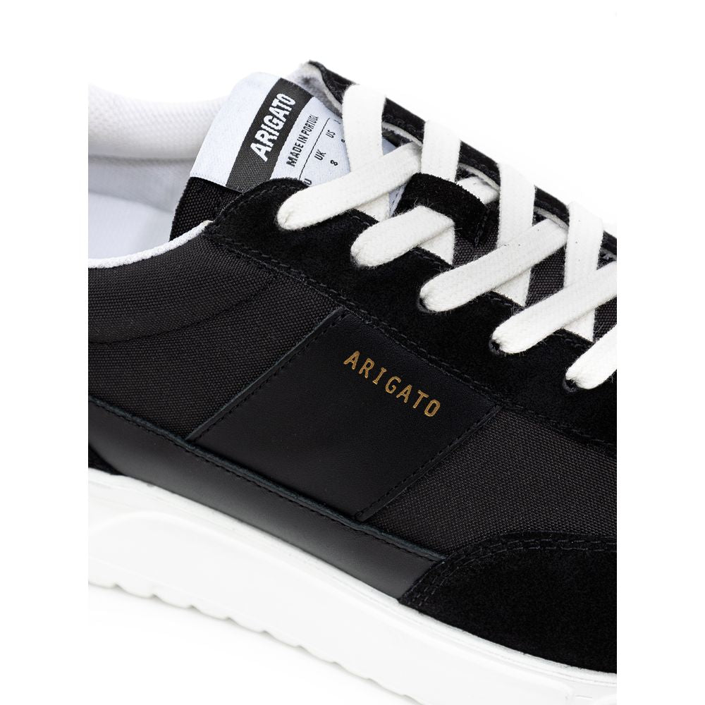 Axel Arigato Black And White Fabric And Leather Sneaker Axel Arigato