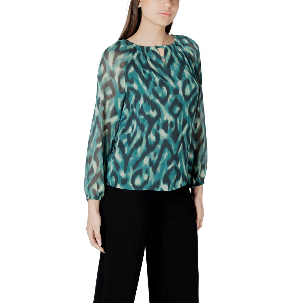 Street One Green Polyester Blouse Street One