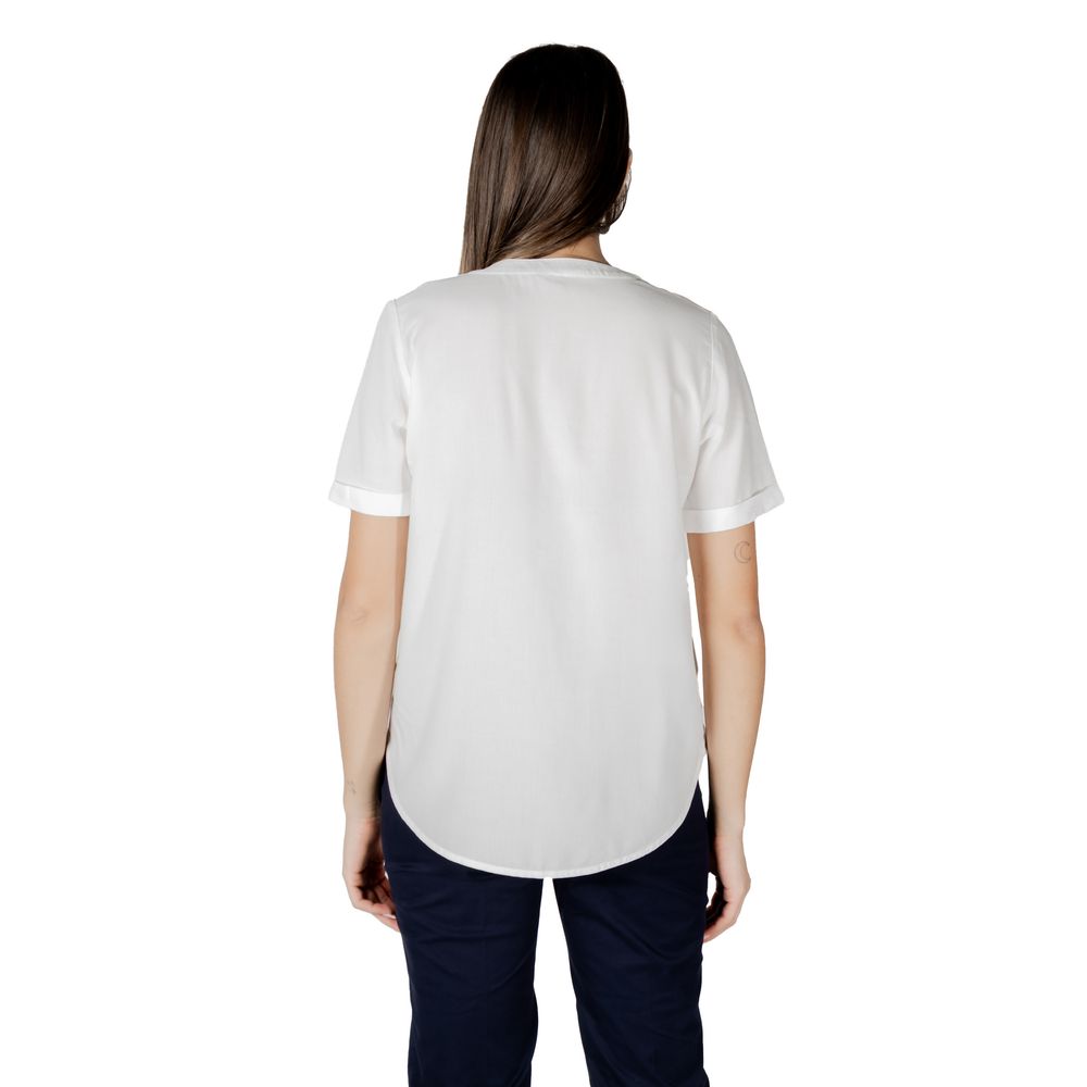 Street One White Viscose Blouse - Eljoys Fashion 