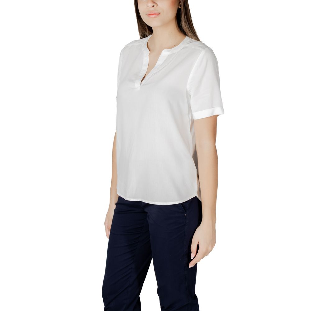 Street One White Viscose Blouse Street One