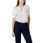 Street One White Viscose Blouse - Eljoys Fashion 