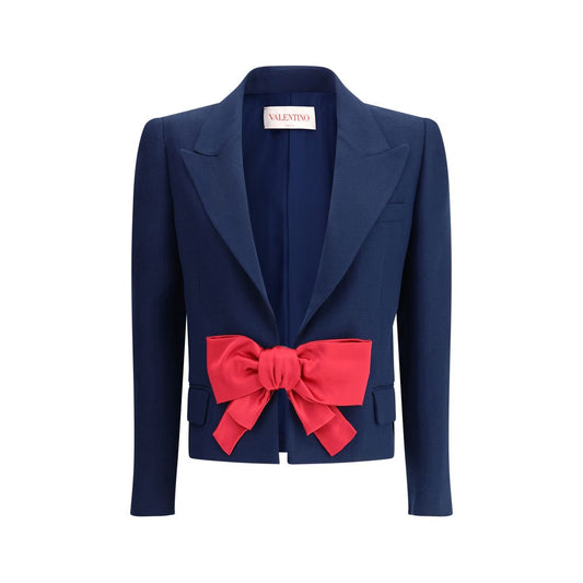 Valentino Single-breasted Blazer with bow Valentino