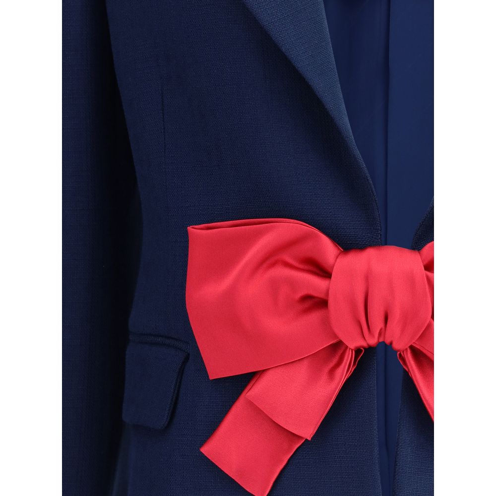 Valentino Single-breasted Blazer with bow Valentino