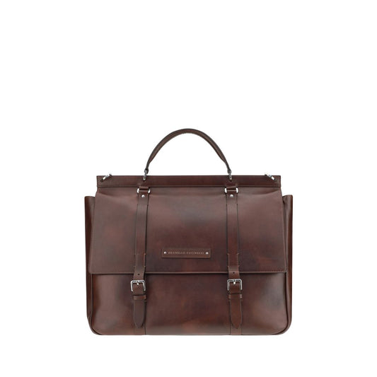 Brunello Cucinelli Leather Travel Bag