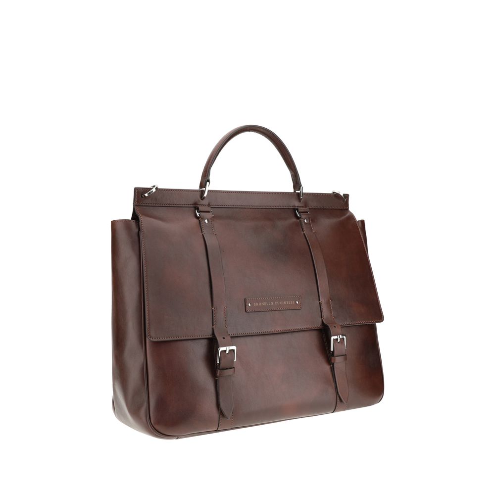 Brunello Cucinelli Leather Travel Bag