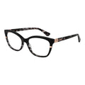 Marciano by Guess black acetate glasses frames with sleek, rectangular design and clear lenses, showcasing modern eyewear style.