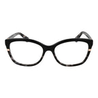 Black acetate glasses frames by Marciano by Guess, stylish eyewear with sleek design and clear lenses for a modern look.
