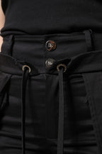 Dolce & Gabbana Black Cotton High Waist Cargo Pants - Eljoys Fashion 