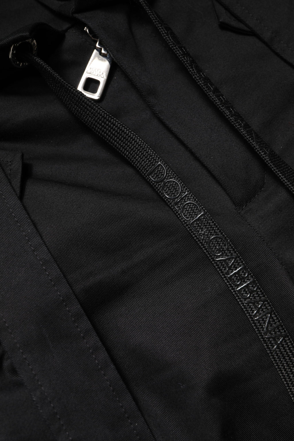 Dolce & Gabbana Black Cotton High Waist Cargo Pants - Eljoys Fashion 