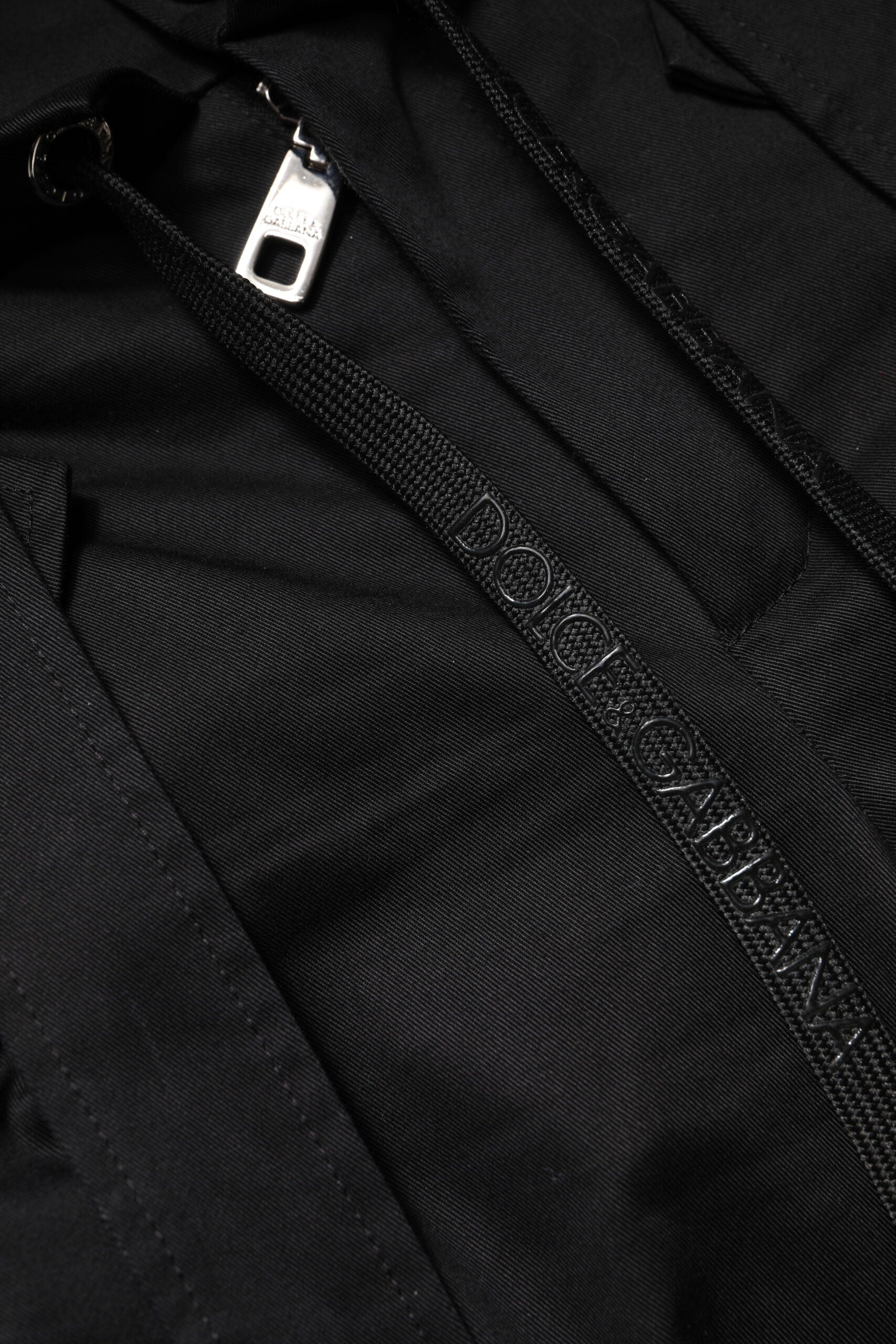 Dolce & Gabbana Black Cotton High Waist Cargo Pants Dolce & Gabbana