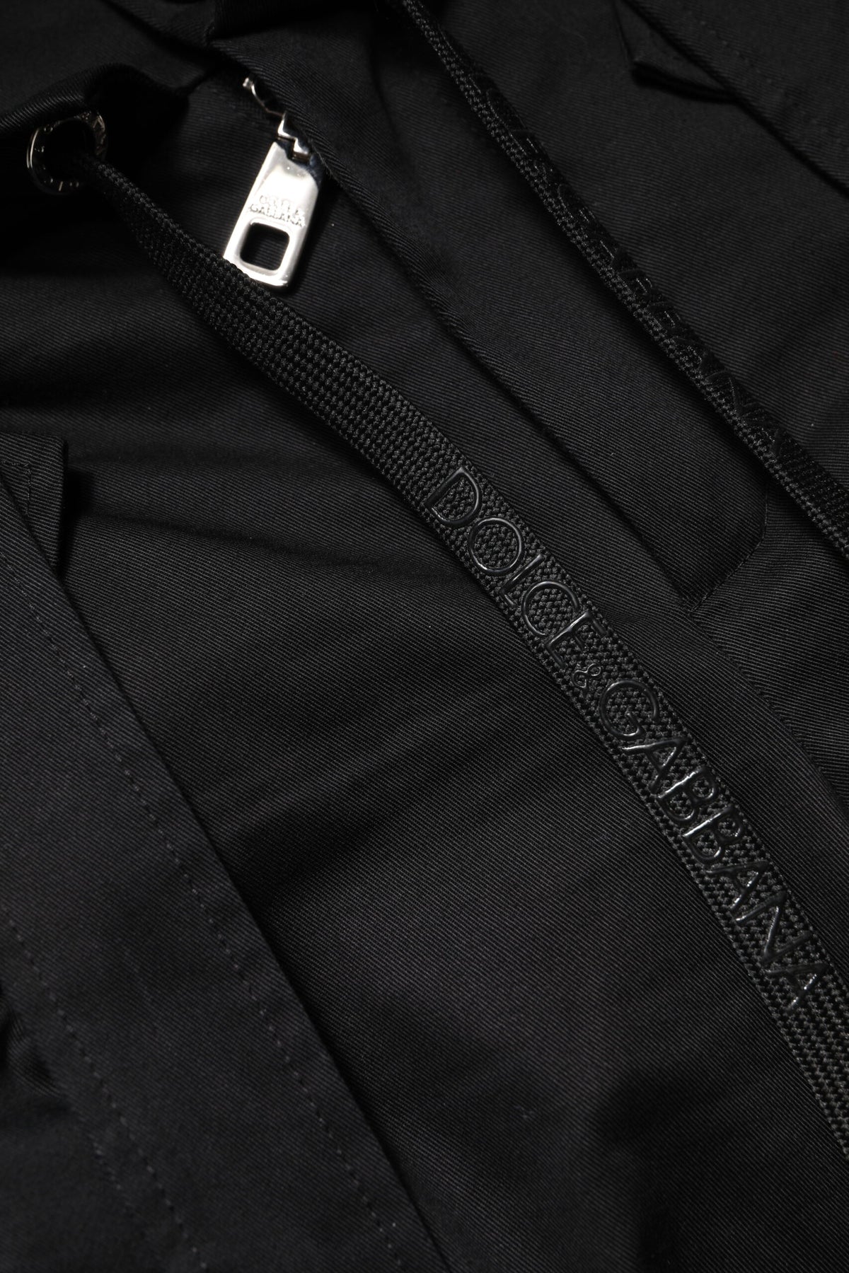 Dolce & Gabbana Black Cotton High Waist Cargo Pants - Eljoys Fashion 