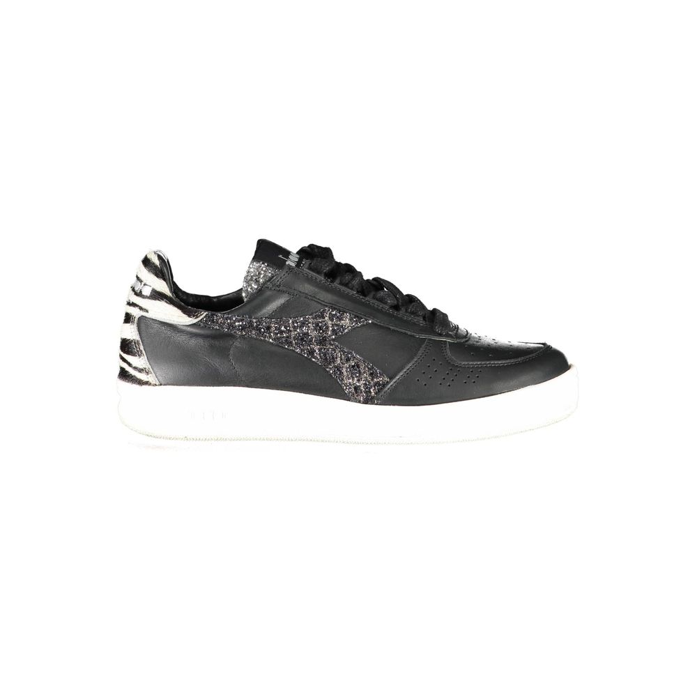 Diadora Black Fabric Sneaker