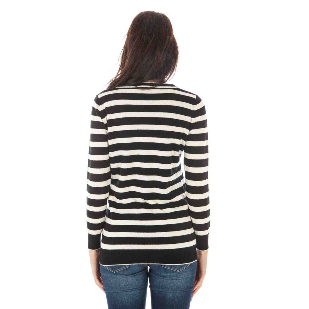 Fred Perry Black Wool Women Sweater