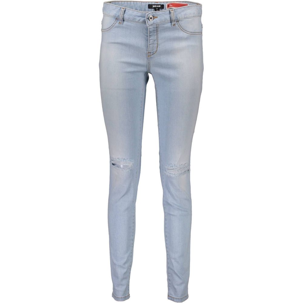 Just Cavalli Azzurro Cotton Women's Jeans Just Cavalli