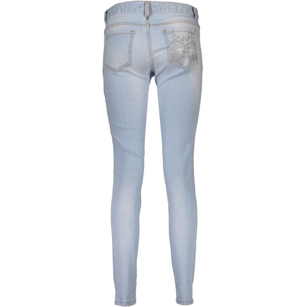 Just Cavalli Light Blue Cotton Women Jeans Just Cavalli