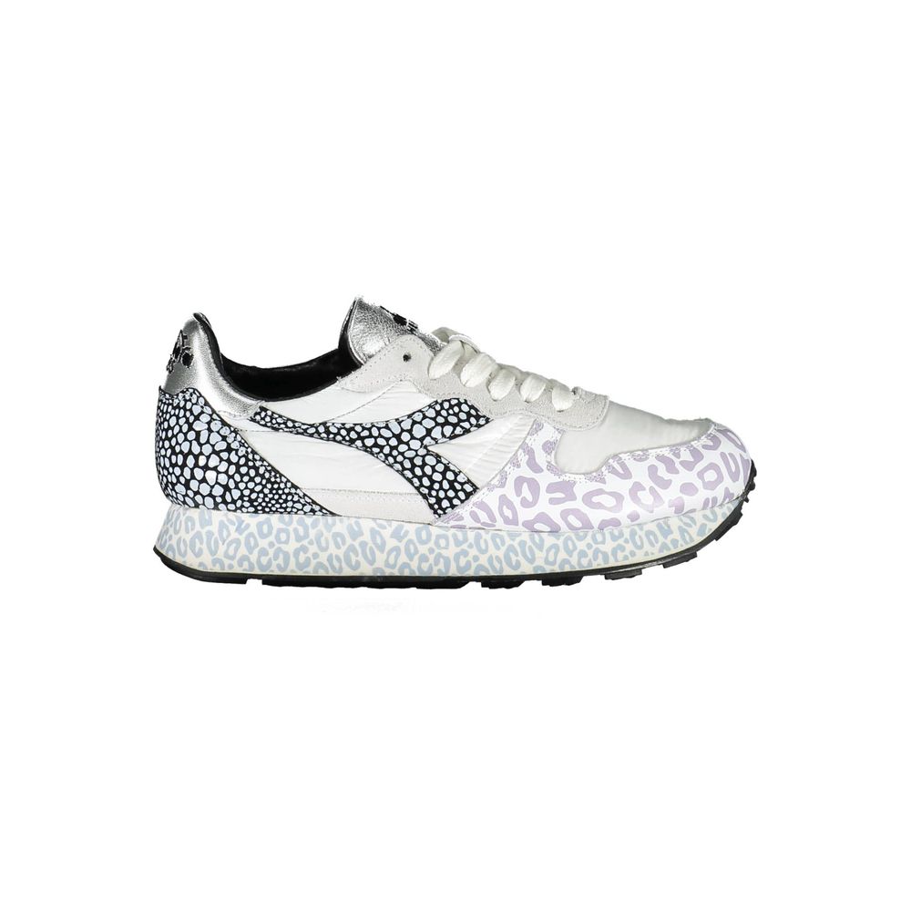 Diadora White Fabric Sneaker