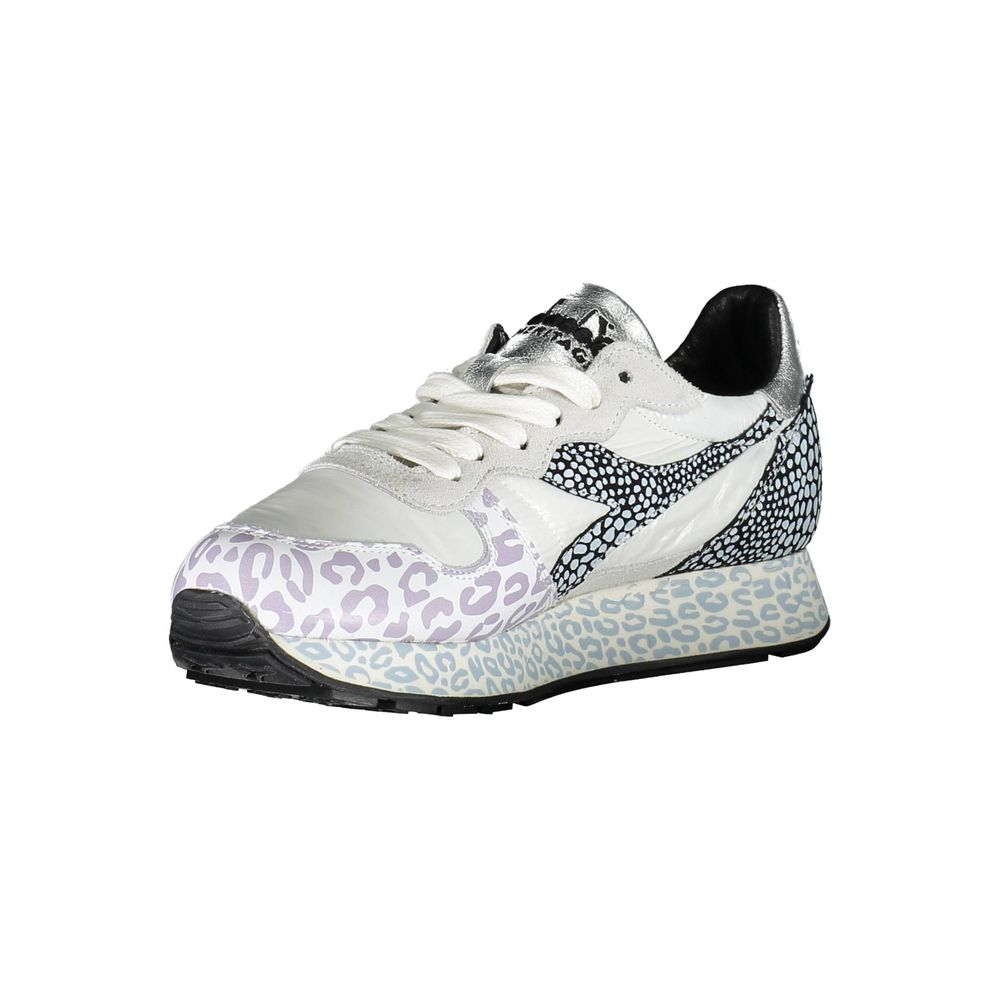 Diadora White Fabric Sneaker