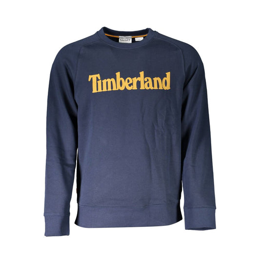 Timberland Blue Cotton Unisex Sweatshirt Timberland