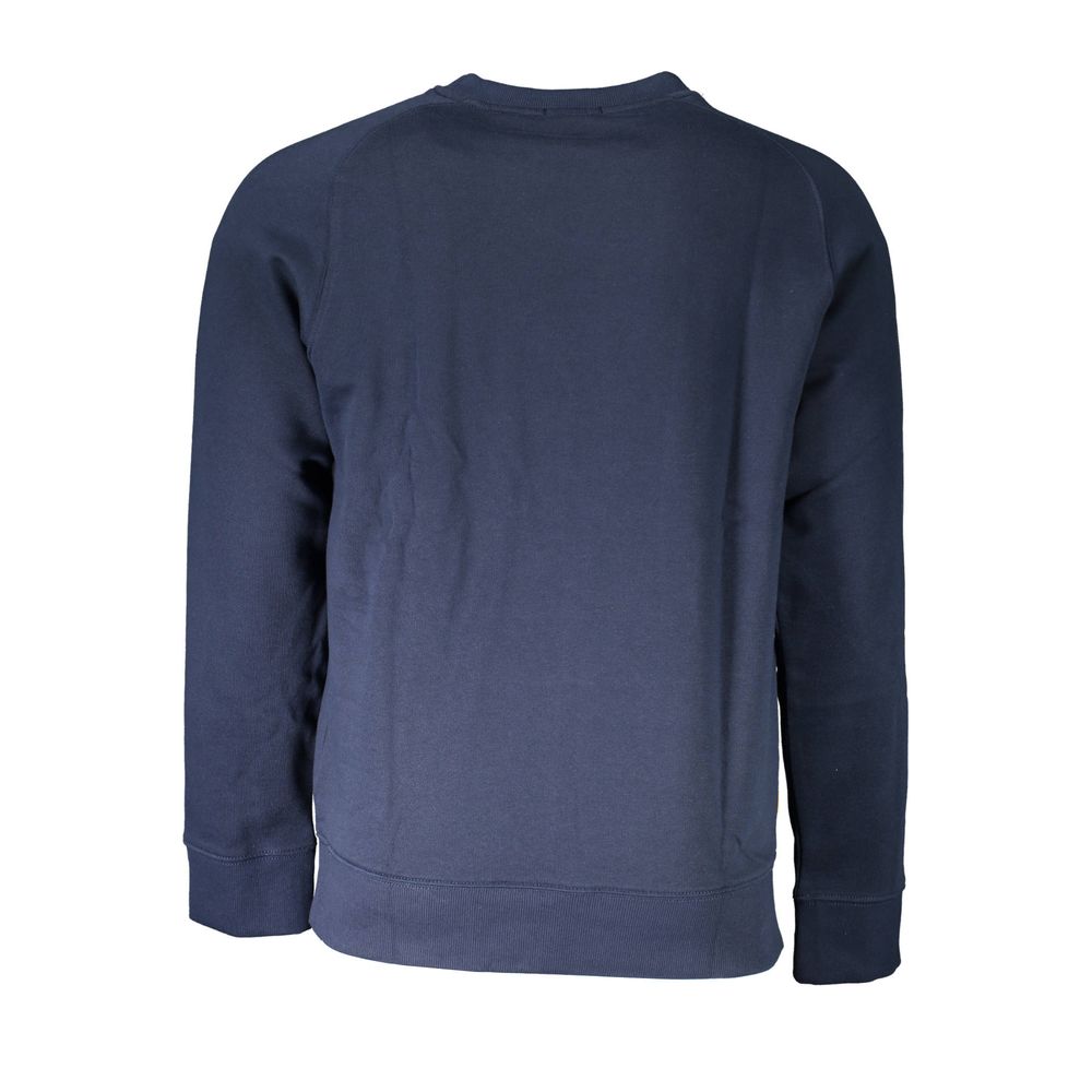 Timberland Blue Cotton Men Sweatshirt Timberland